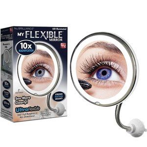 Flexible Mirror 10x Magnification 8” MakeUp Mirror